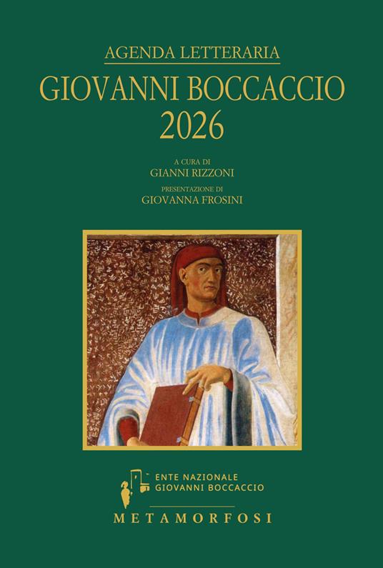 Agenda letteraria Giovanni Boccaccio 2026 - copertina