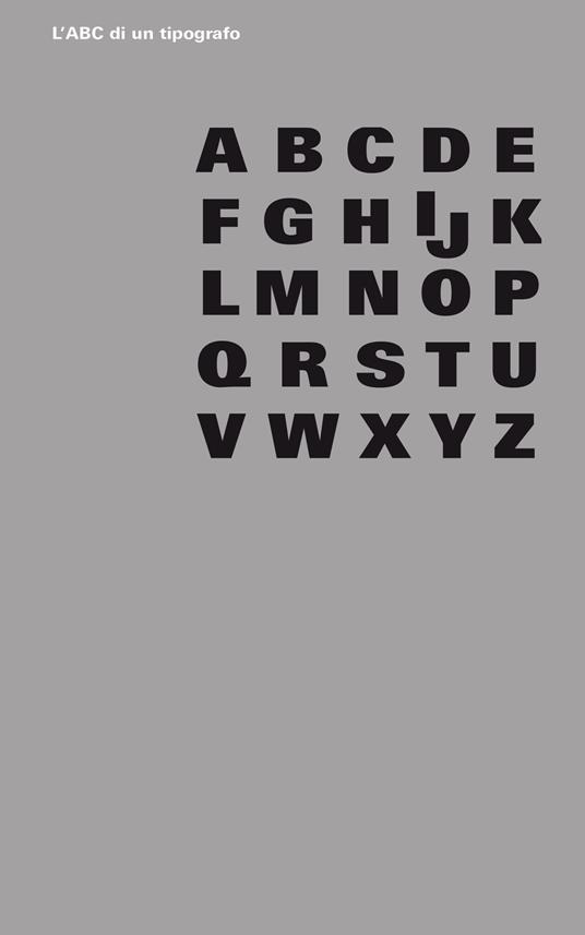 L' ABC di un tipografo - Jost Hochuli - copertina