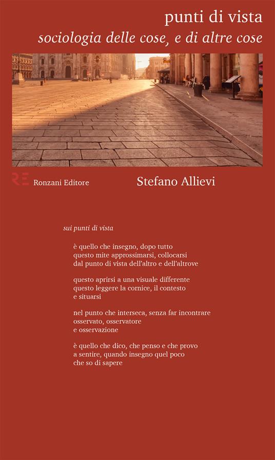 Punti di vista. Sociologia delle cose, e di altre cose - Stefano Allievi - copertina