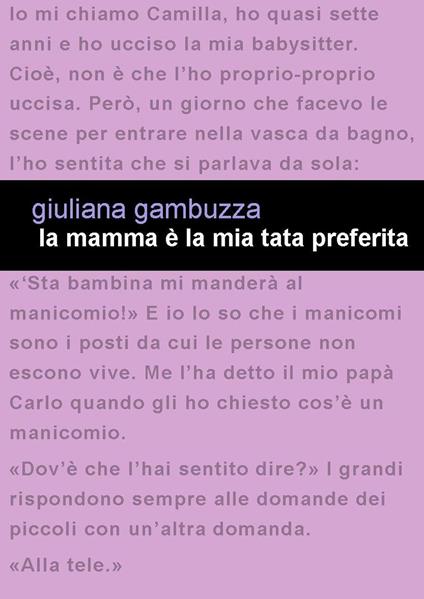 La mamma è la mia tata preferita - Giuliana Gambuzza - copertina