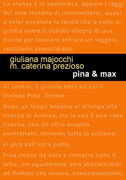 Pina & Max - Giuliana Majocchi,Maria Caterina Prezioso - copertina