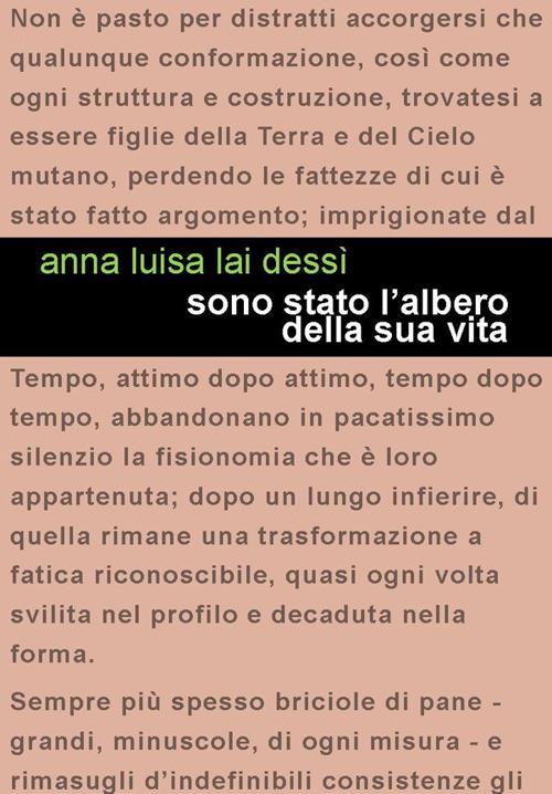 Sono stato l'albero della sua vita - Anna Luisa Lai Dessì - copertina