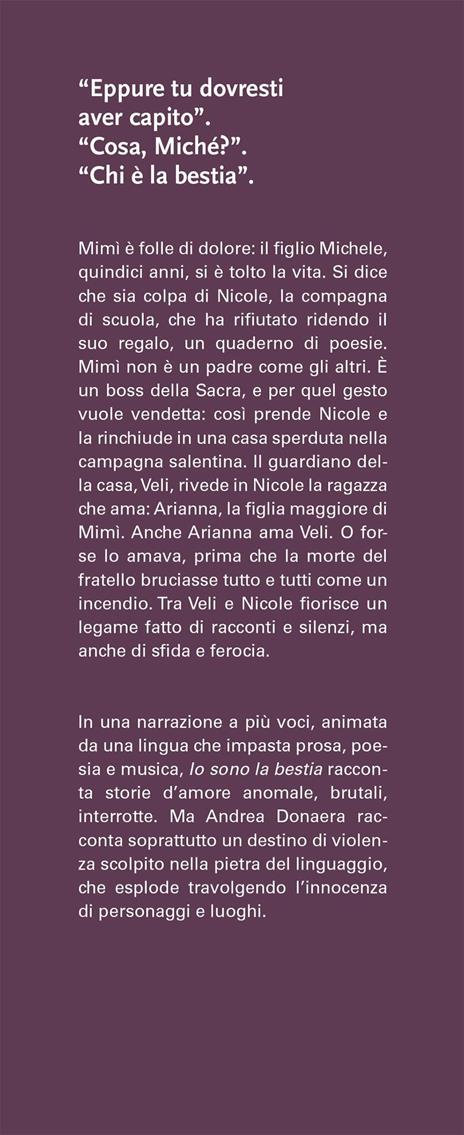Io sono la bestia - Andrea Donaera - 2