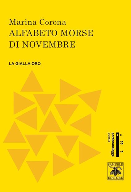Alfabeto morse di novembre - Marina Corona - copertina