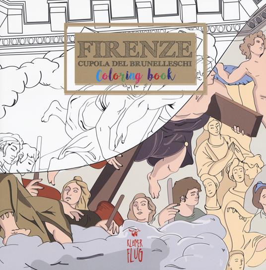 Firenze, cupola Brunelleschi. Colouring book - D'Uva,Guerrieri - copertina