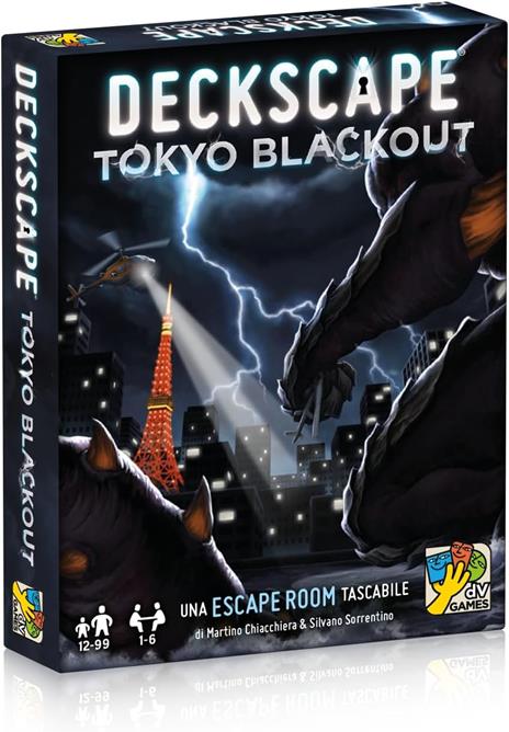 Deckscape. Tokyo Blackout. Gioco da tavolo