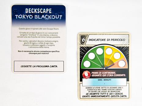 Deckscape. Tokyo Blackout. Gioco da tavolo - 4