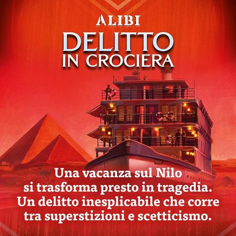Alibi - Delitto in Crociera - Gioco Deduttivo Competitivo per Adulti e Ragazzi dai 14 Anni - 5-6+ Giocatori - Durata 60min - 3