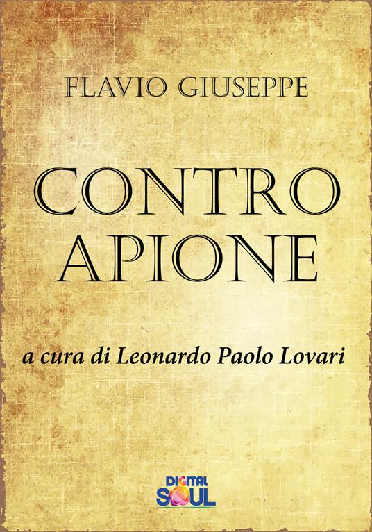 Contro Apione - Giuseppe Flavio - copertina