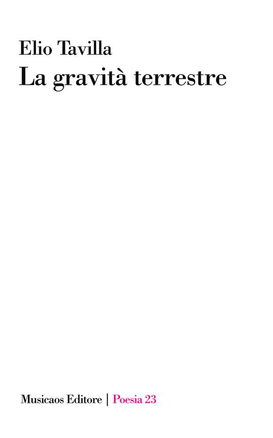 La gravità terrestre - Elio Tavilla - copertina
