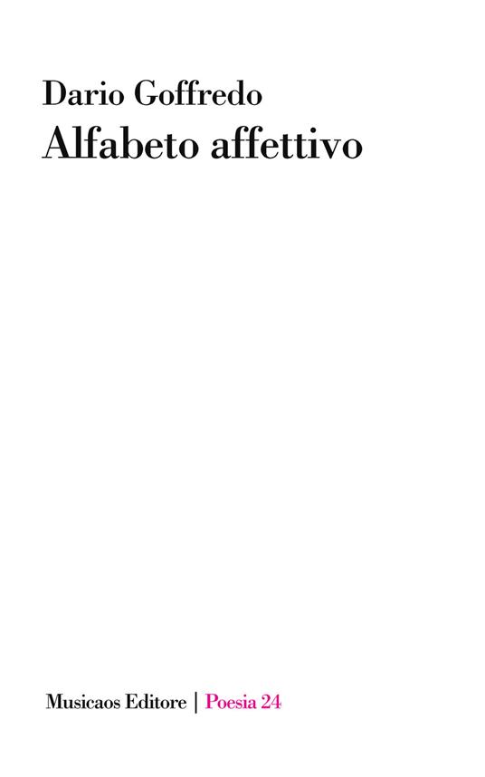 Alfabeto affettivo - Dario Goffredo - copertina
