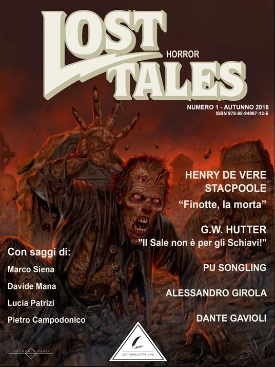 Lost tales. Digipulp magazine (2018). Vol. 1: Horror. - copertina