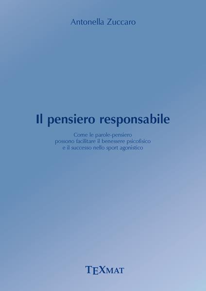 Il pensiero responsabile - Antonella Zuccaro - copertina