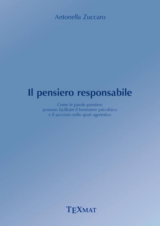 Il pensiero responsabile - Antonella Zuccaro - copertina