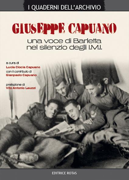 Giuseppe Capuano. Una voce di Barletta nel silenzio degli I.M.I. - copertina