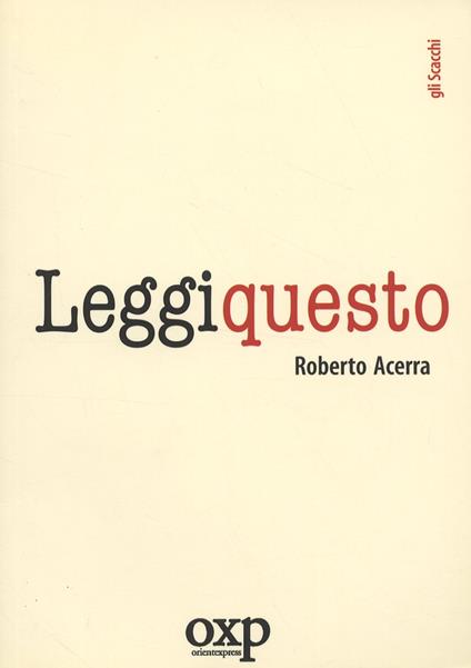 Leggi questo - Roberto Acerra - copertina