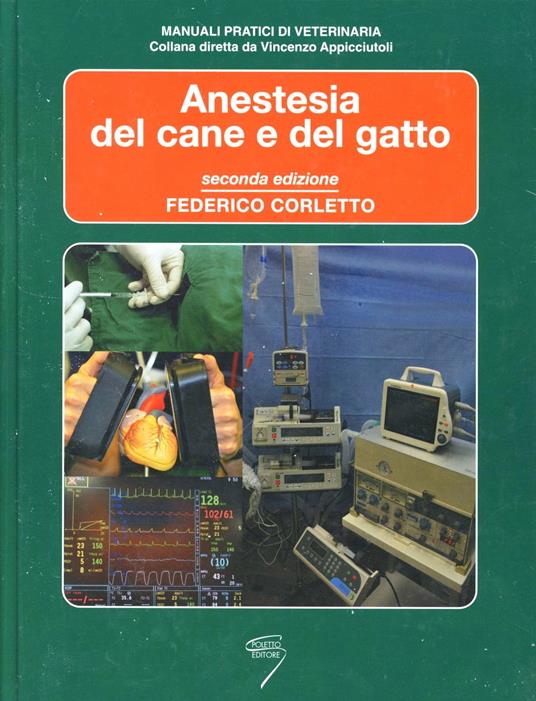 Anestesia del cane e del gatto - Federico Corletto - copertina