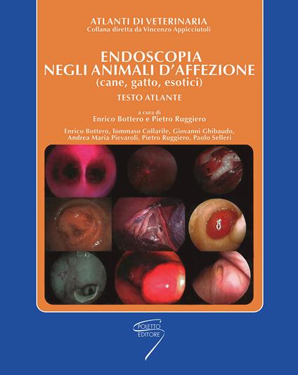 Endoscopia negli animali d'affezione (cane, gatto, esotici). Testo atlante - copertina
