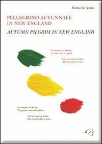 Pellegrino autunnale in New England. Raccolta di poesie & sincrarti. Ediz. italiana e inglese - Mattia De Santis - copertina