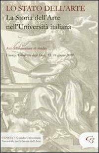 Lo Stato dell'arte. La storia dell'arte nell'università italiana - copertina