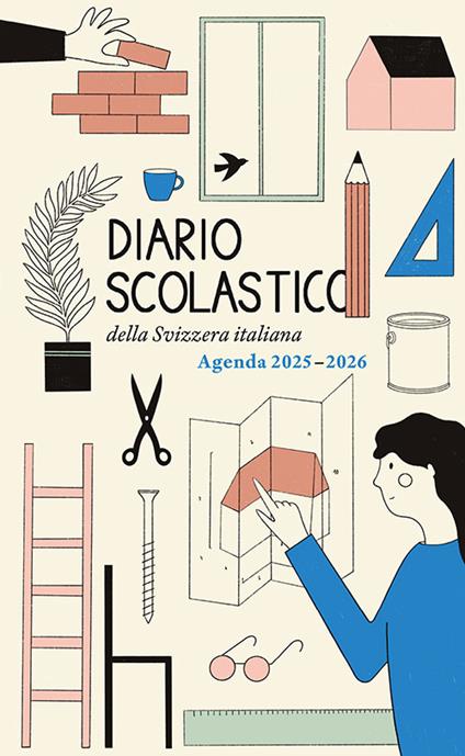 Diario scolastico della Svizzera Italiana. Agenda 2025-2026 - copertina