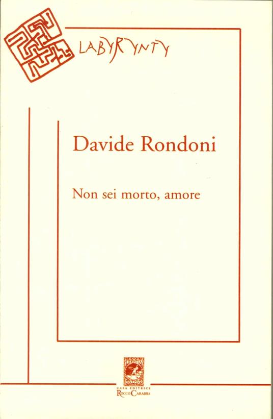 Non sei morto, amore - Gino Bonomi - copertina