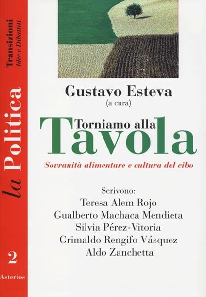 Torniamo alla tavola. Sovranità alimentare e cultura del cibo - copertina