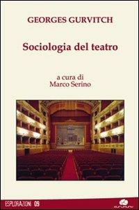 Sociologia del teatro - Georges Gurvitch - copertina