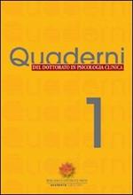 Quaderni del dottorato in psicologia clinica