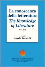 La conoscenza della letteratura. Vol. 7