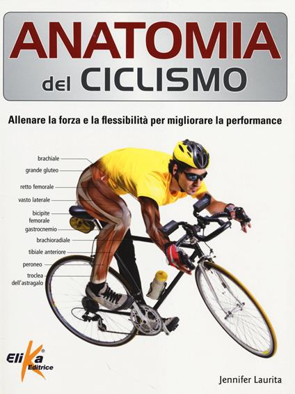 Anatomia del ciclismo. Allenare la forza e la flessibilità per migliorare la performance. Ediz. illustrata - Jennifer Laurita - copertina