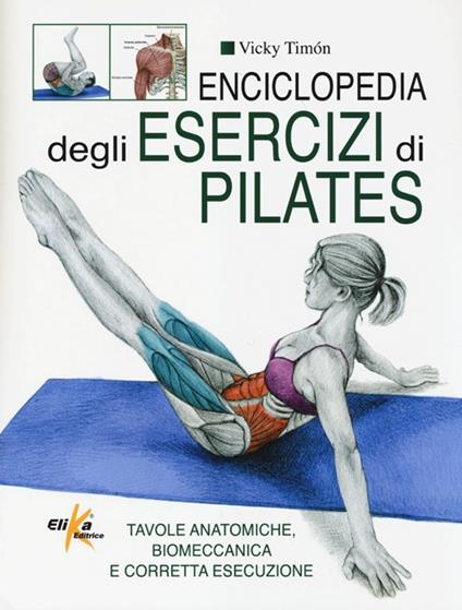 Enciclopedia degli esercizi di pilates - Vicky Timon - copertina