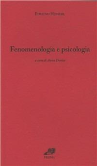 Fenomenologia e psicologia - Edmund Husserl - copertina