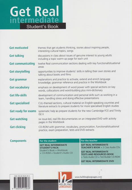Get real intermediate. Student's book-Workbook. Per le Scuole superiori. Con CD Audio. Con CD-ROM - Martyn Hobbs,Julia Keddle Starr - 2