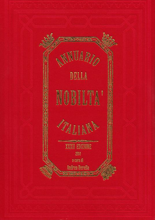 Annuario della nobiltà italiana (2011-2014) - copertina