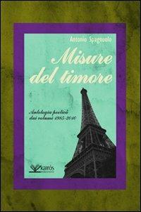 Misure del timore. Antologia poetica dai volumi 1985-2010 - Antonio Spagnuolo - copertina