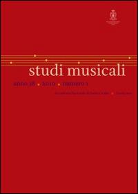 Studi musicali (2010). Vol. 1 - copertina