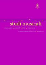 Studi musicali. N.S (2015). Ediz. bilingue