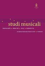Studi musicali. N.S (2015). Ediz. bilingue