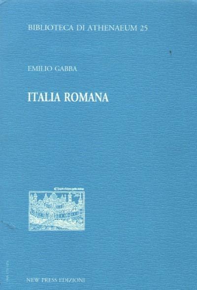 Italia romana - Emilio Gabba - copertina