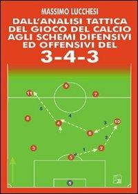 Dall'analisi tattica del gioco del calcio agli schemi difensivi e offensivi del 3-4-3. Con DVD - Massimo Lucchesi - copertina