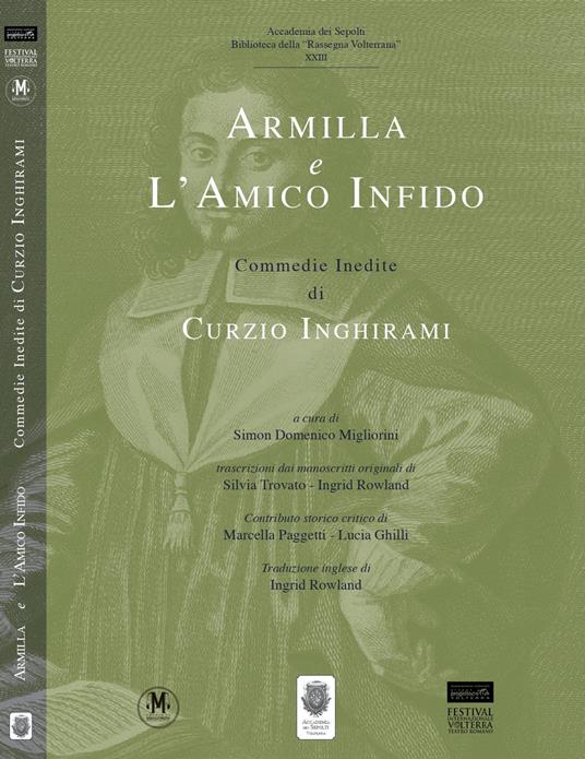 Armilla e amico infido. Commedie inedite di Curzo Inghirami. Ediz. multilingue - Curzio Inghirami - copertina
