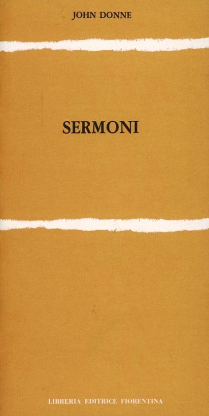 Dai sermoni - John Donne - copertina