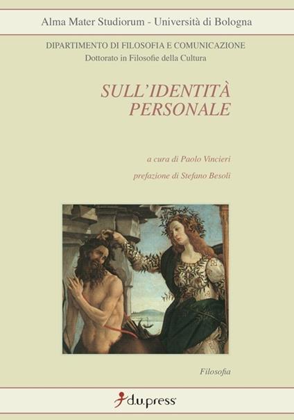 Sull'identità personale - copertina