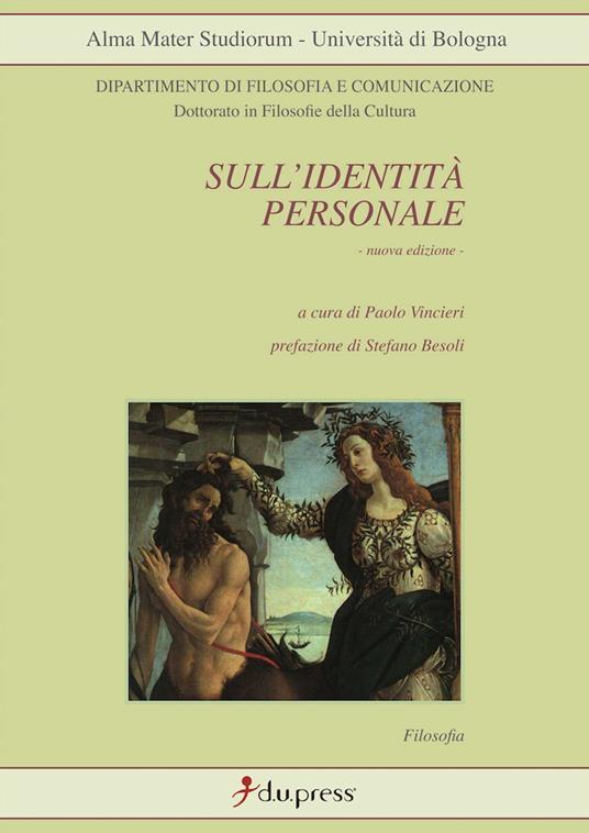 Sull'identità personale - copertina