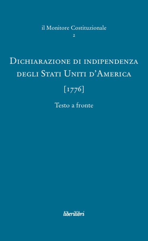 Dichiarazione di indipendenza degli Stati Uniti d'America (1776) - copertina
