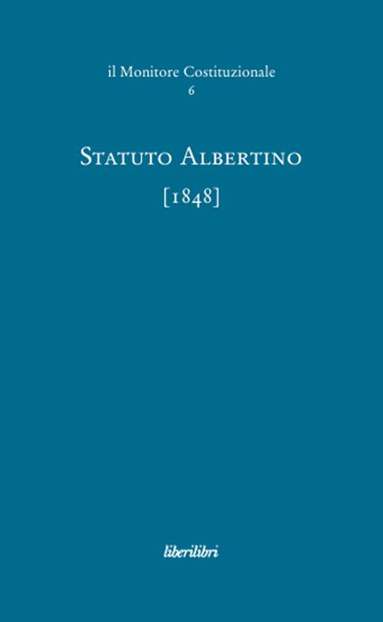 Statuto Albertino (1848) - copertina