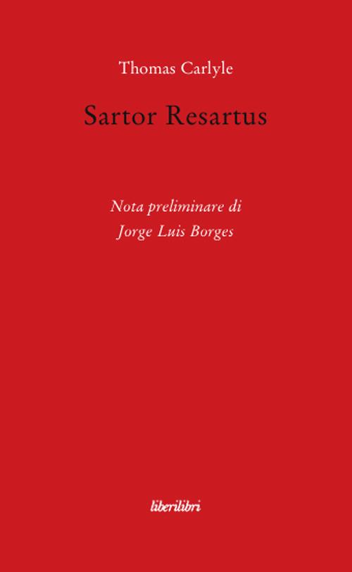 Sartor Resartus - Thomas Carlyle - copertina