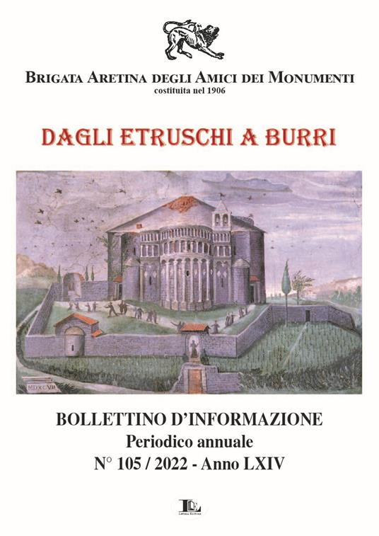 Bollettino d'informazione (2022). Vol. 105: Dagli Etruschi a Burri - copertina