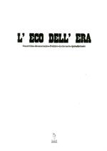 L' Eco dell'era. Gazzettino democratico, politico, letterario, quindicinale